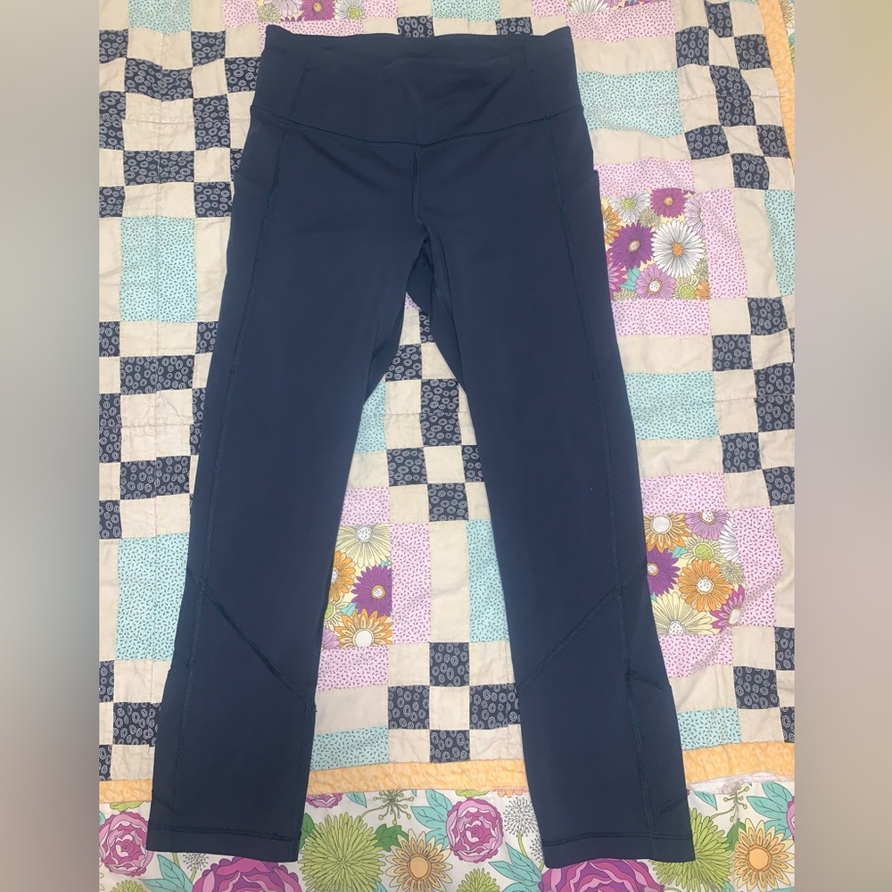 Lululemon Pace Rival Crop *Full-On Luxtreme 22" — Navy - Picture 8 of 12